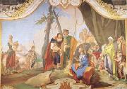 Giovanni Battista Tiepolo Rachel Hiding the Idols from her Father Laban (mk08) oil painting picture wholesale